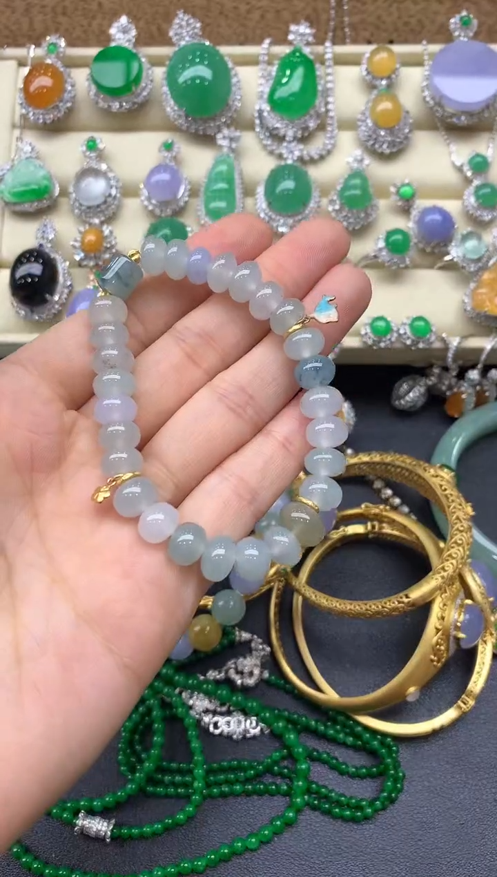 未镶嵌翡翠手链414-中国好珍宝