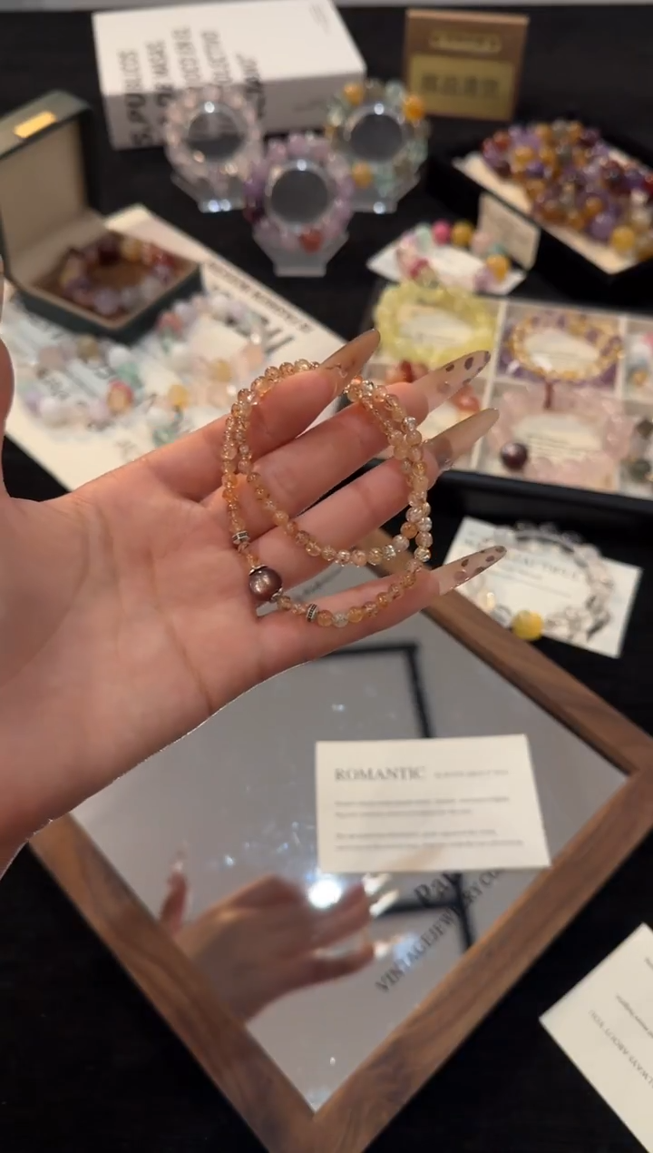 合金手链水晶黑金超双圈x3300