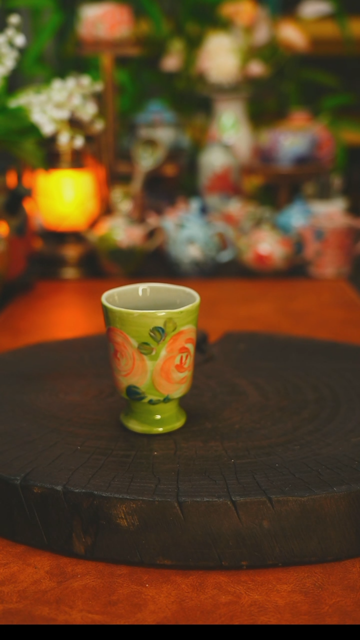 浮力小高足杯-素简手作836