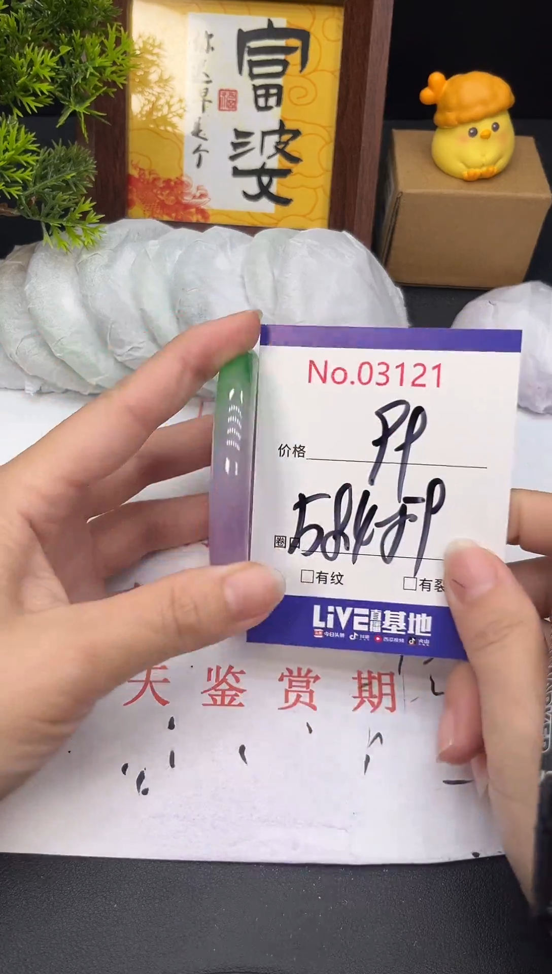 未镶嵌手镯翡翠3121