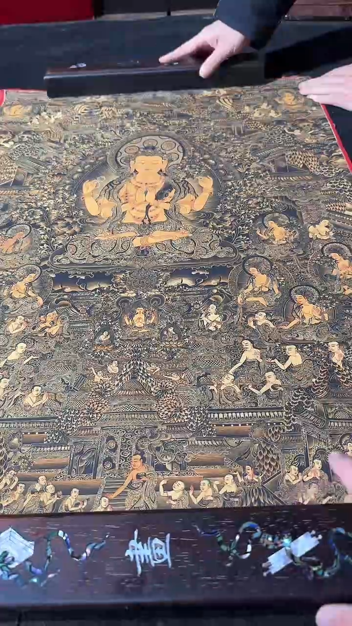 卷轴画藏式珍藏彩绘艺术馆140