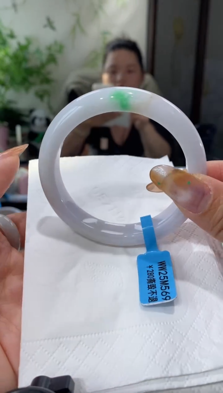 未镶嵌手镯翡翠圈口56-57