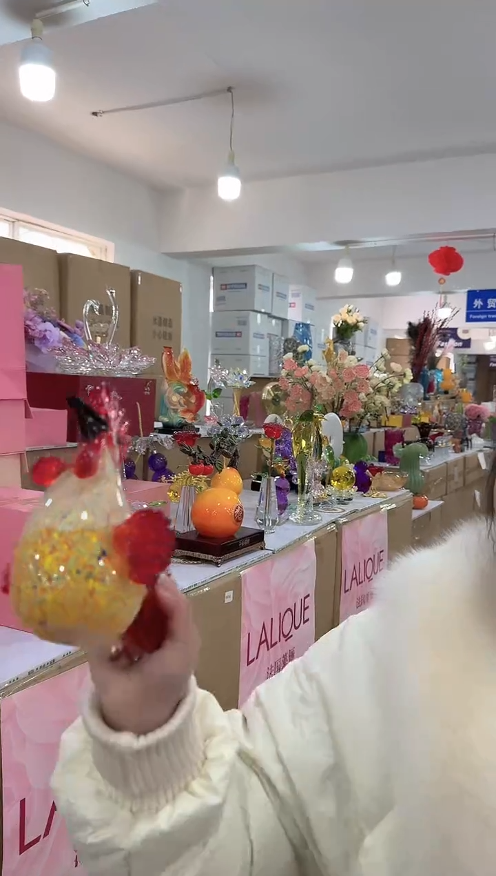 【闪购商品】无铅玻璃迪喜花器-w-早5