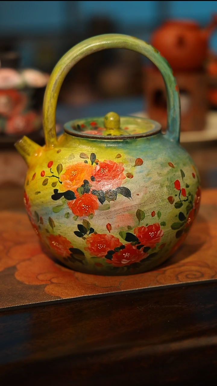 陶瓷景德镇高温釉下彩手工手绘款式