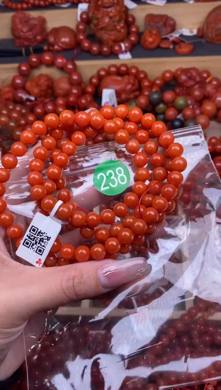 【闪购商品】南红玛瑙珠宝奇石未镶嵌238-8+