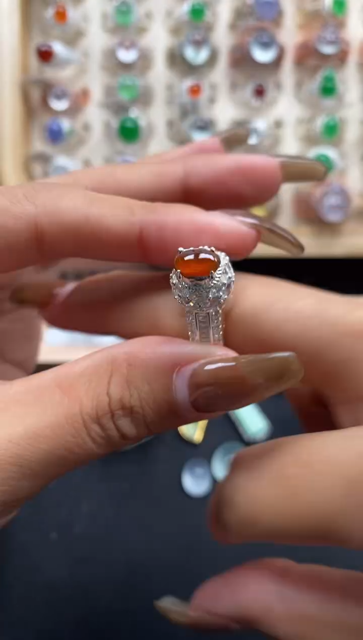 未镶嵌戒指翡翠缅甸天然a货翡翠