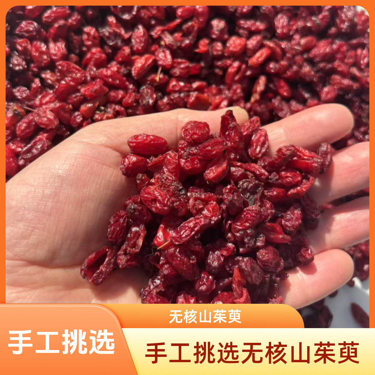 伏牛山精品手工挑选无核山茱萸干货自然晾晒泡水泡酒煲汤口感酸涩