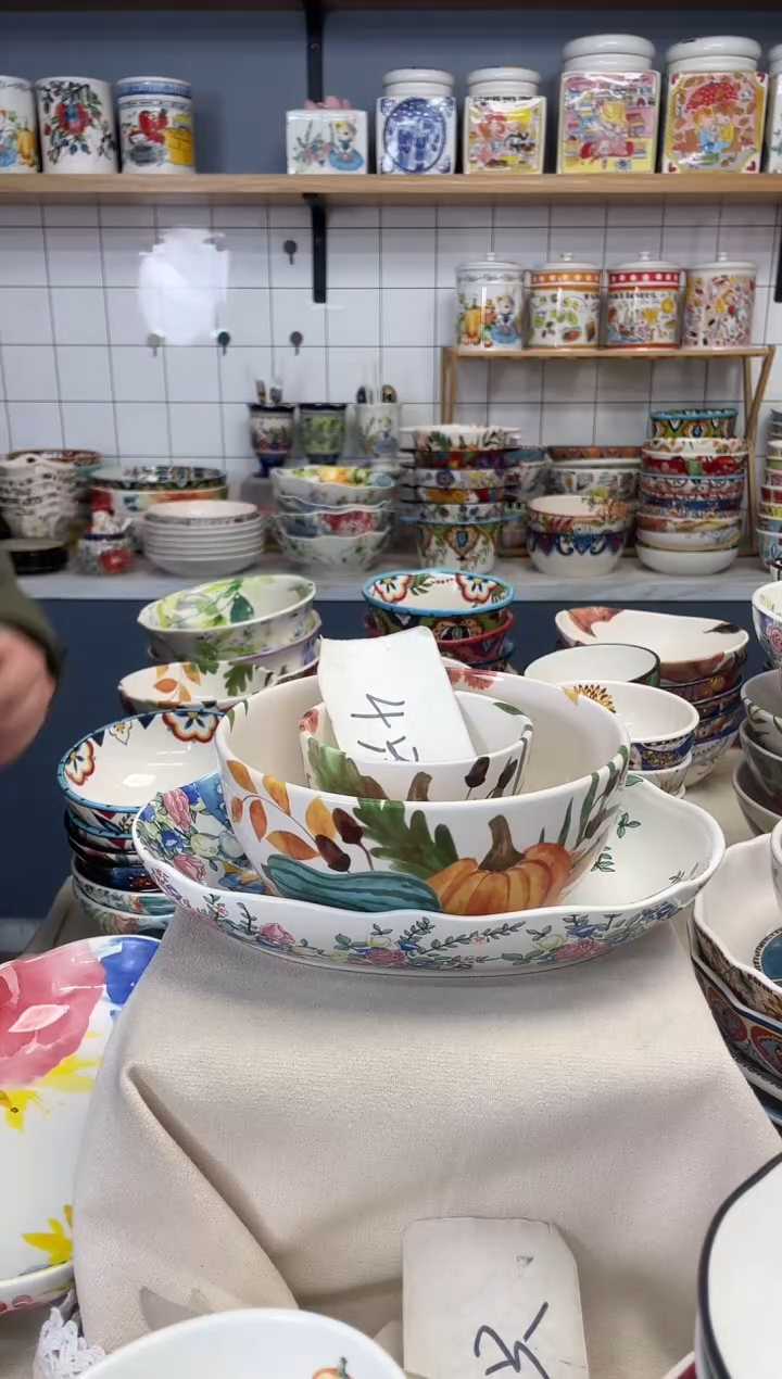 【闪购商品】瓷兔子鱼盘+8寸平底汤碗+4.7米饭碗4个