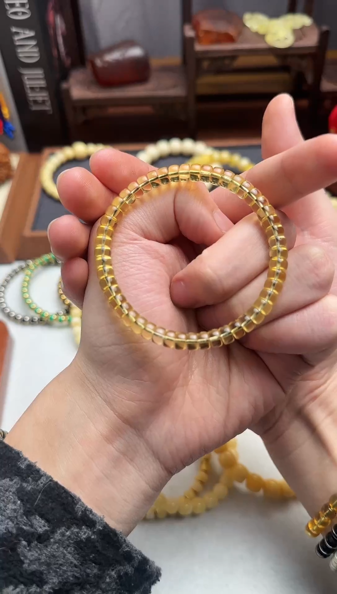 【闪购商品】蜜蜡裸石未镶嵌蓝珀药片6.0mm