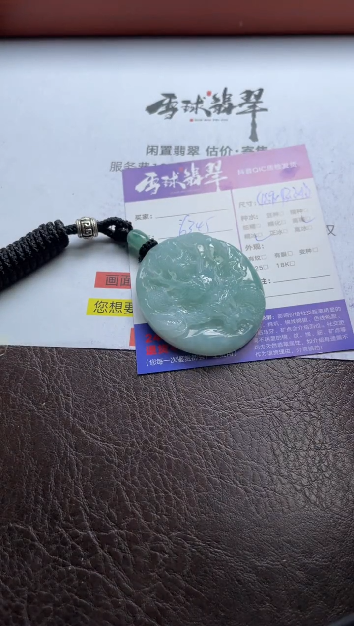 翡翠未镶嵌颈饰1572610042