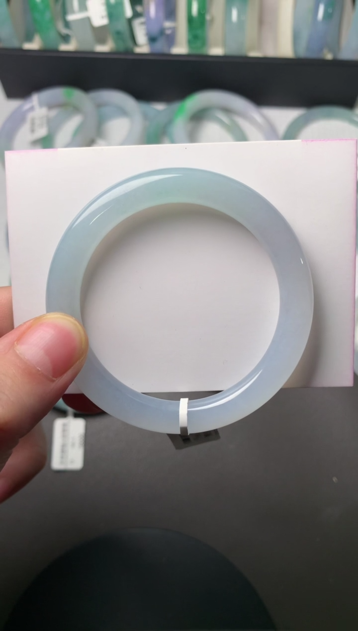 【闪购商品】翡翠手镯（圆镯）未镶嵌51.7*8.3*8.4