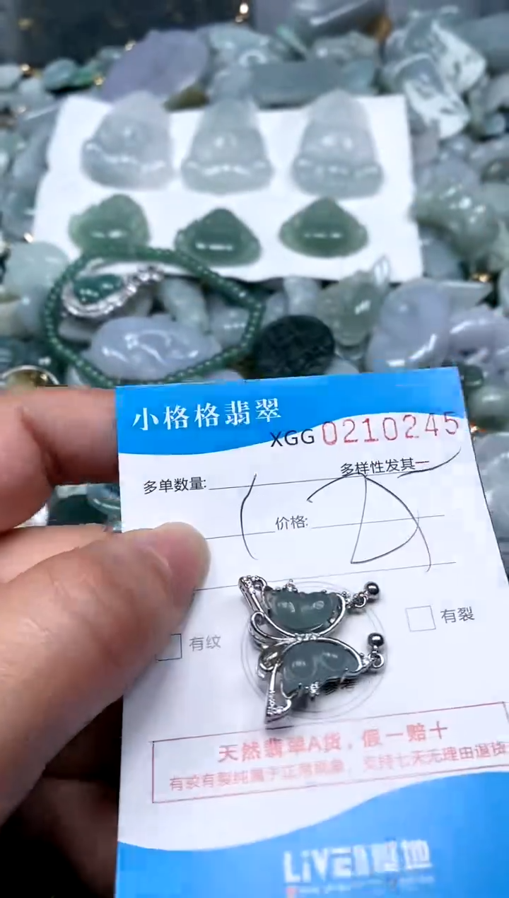 【闪购商品】翡翠颈饰未镶嵌闪购商品0210245