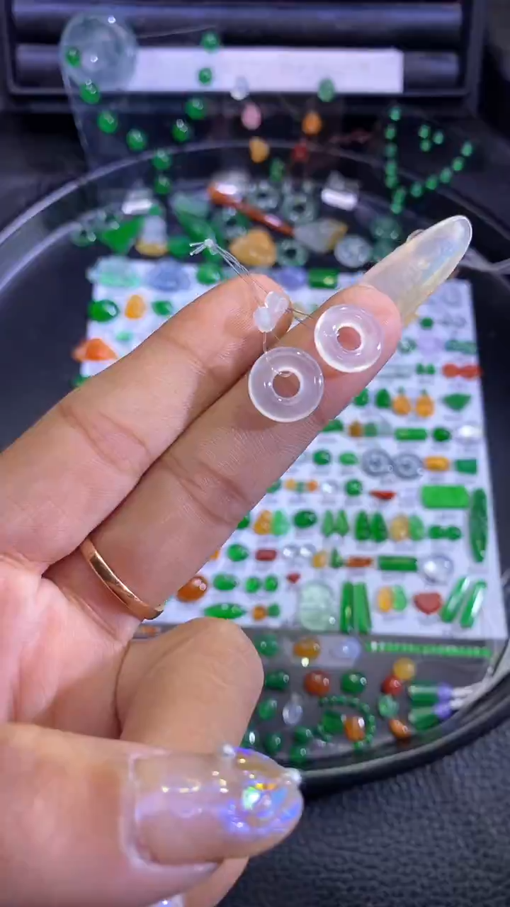 未镶嵌挂件翡翠圈