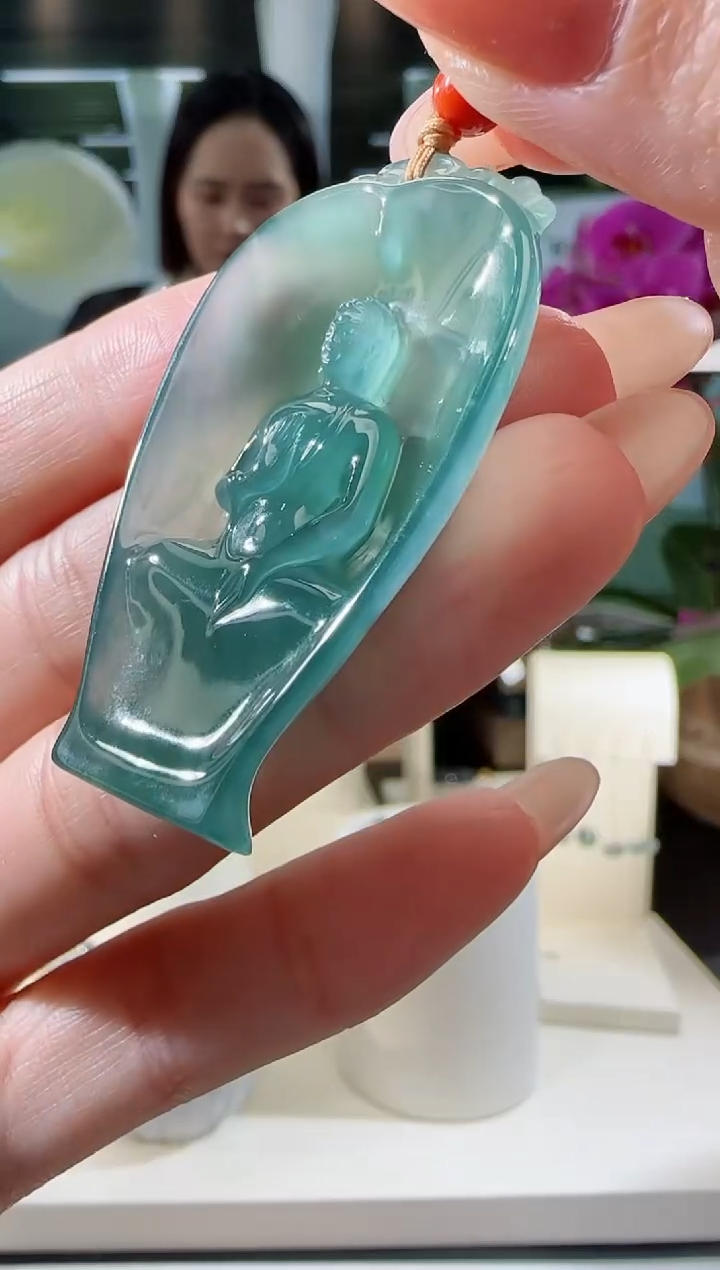 【闪购商品】翡翠吊坠(不含链)未镶嵌佛