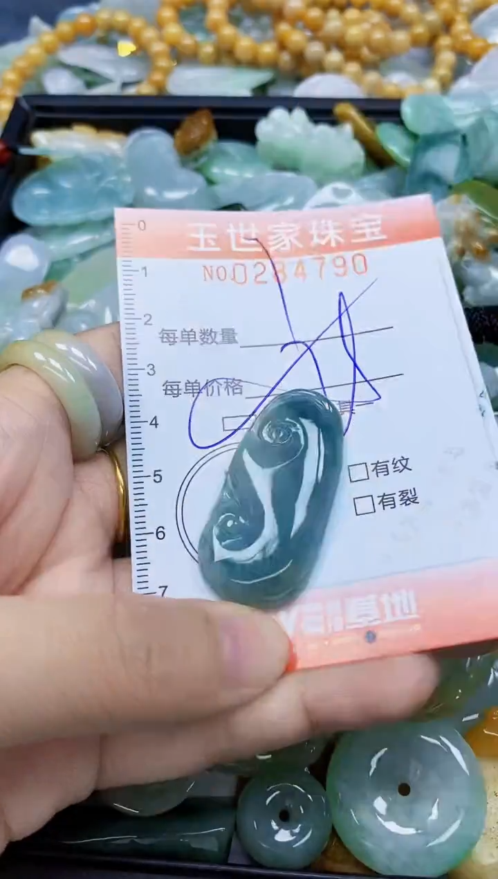 翡翠未镶嵌颈饰闪购0284790多样性发其一