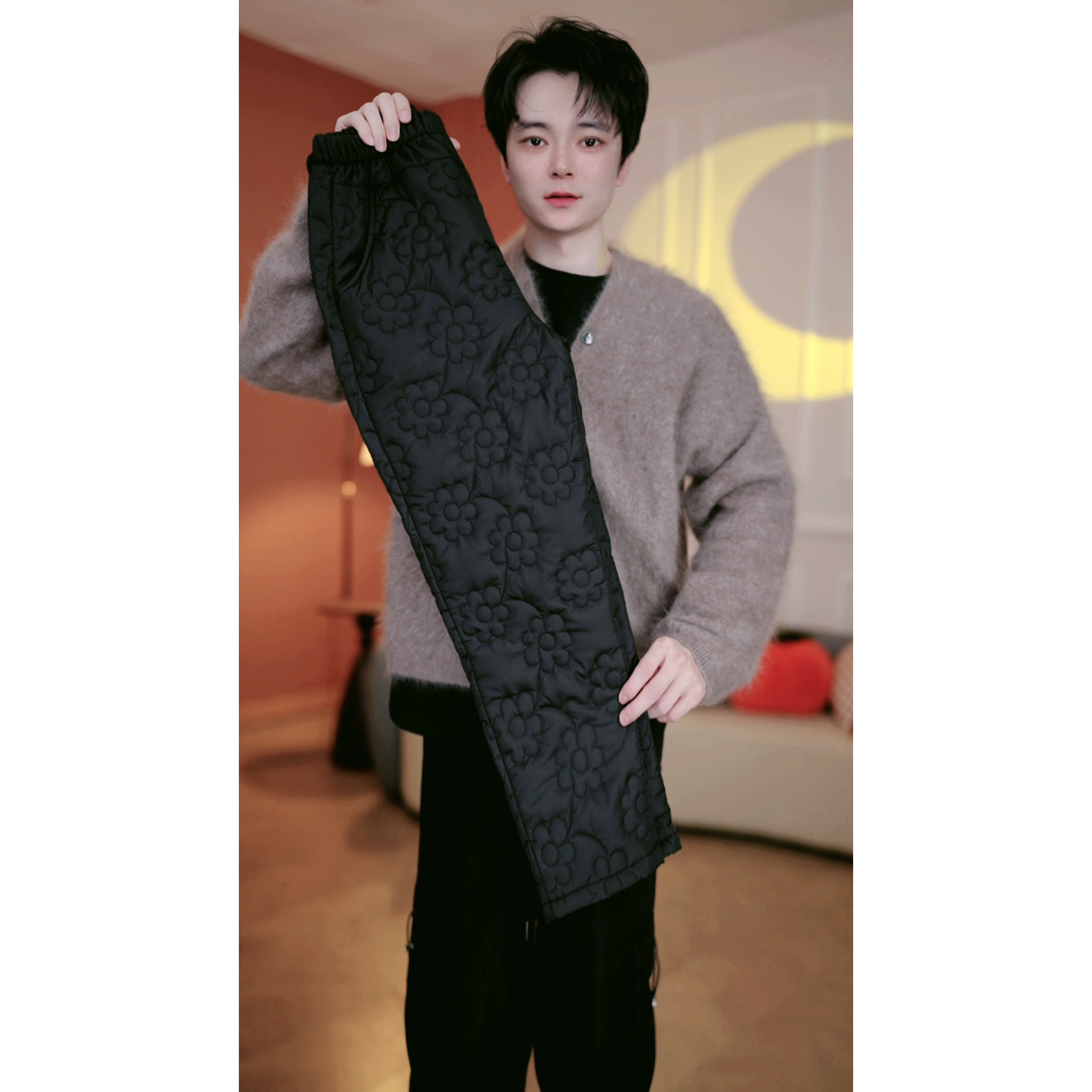 新款气质百搭高腰花簇暖裤（DP66/优品/芳/雪X）