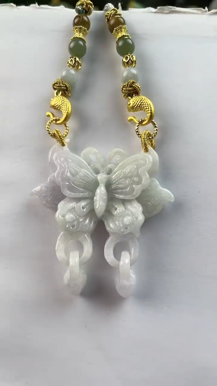 【闪购商品】翡翠颈饰未镶嵌2126(赠链)部分宝贝微瑕主播介绍为准