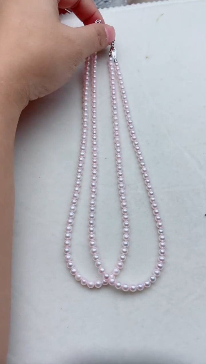 项链未镶嵌淡水珍珠多样性发其一，非无暇