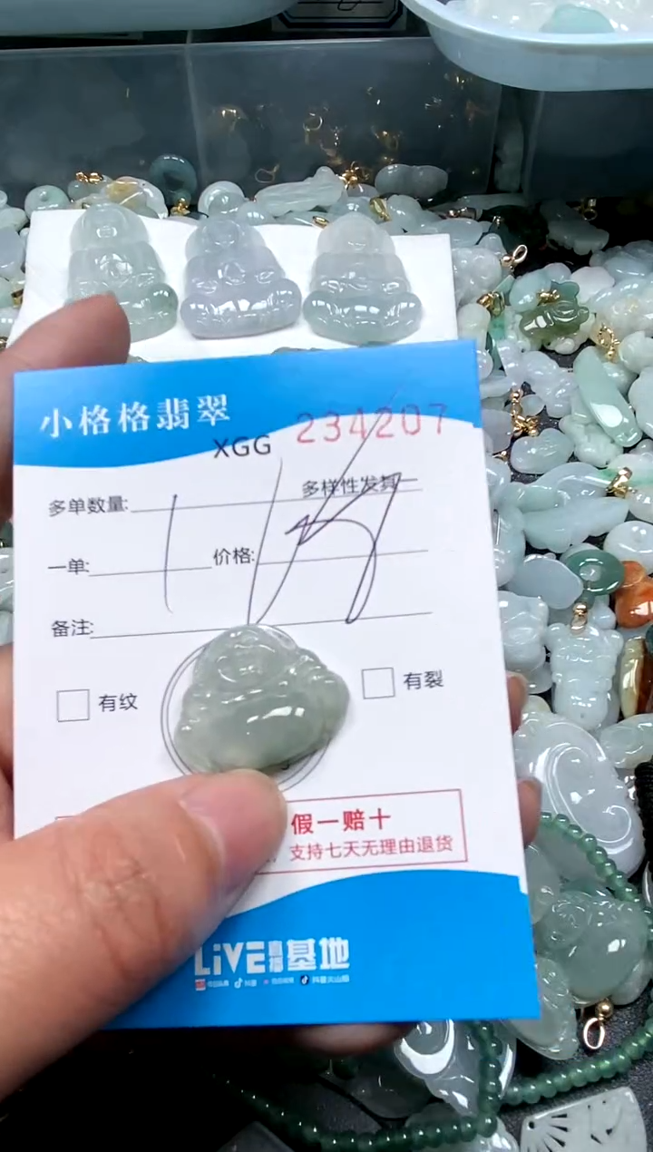 【闪购商品】翡翠颈饰未镶嵌闪购商品0234207