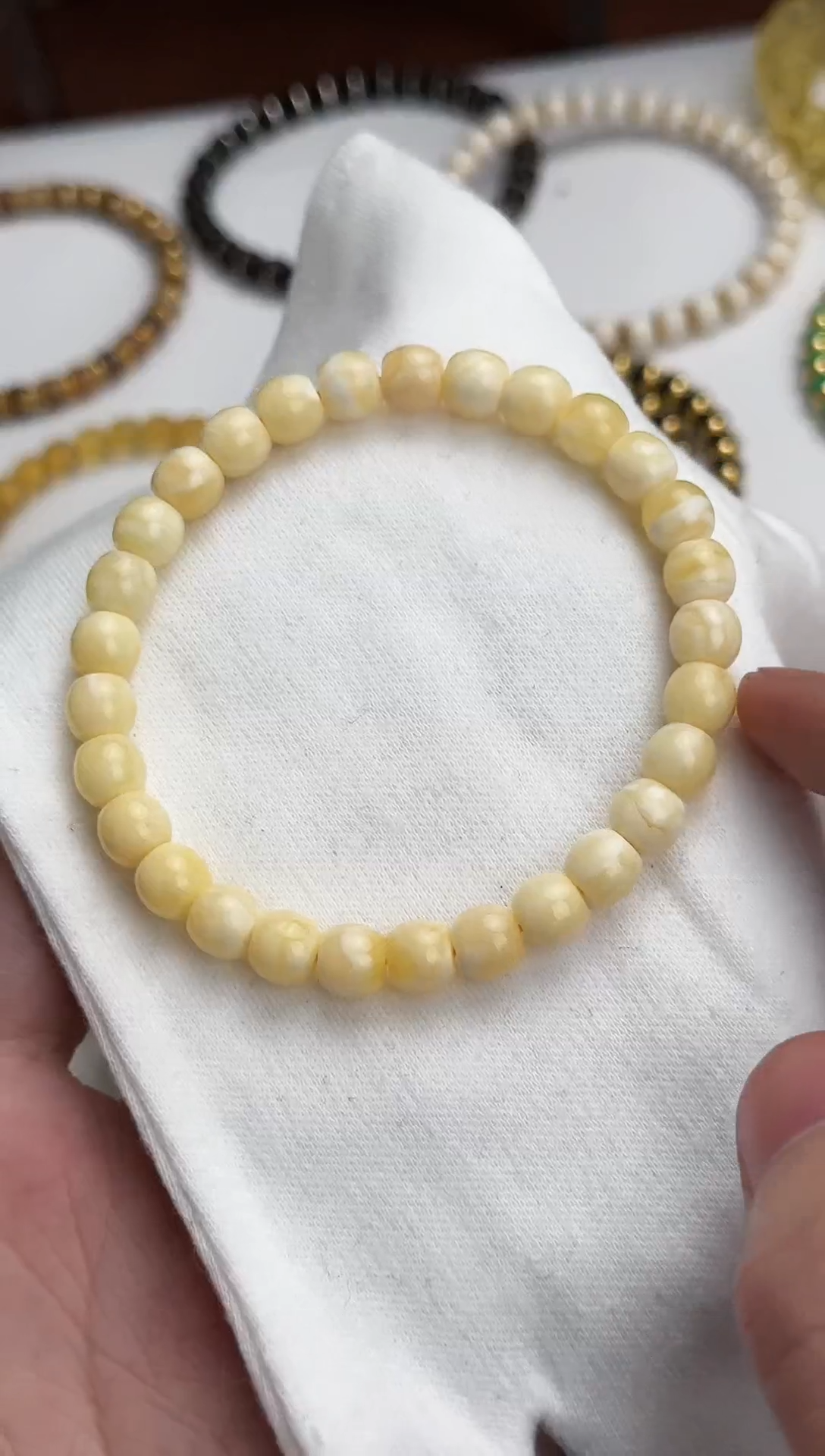 【闪购商品】蜜蜡裸石未镶嵌LY-7.0mm百花蜜手串