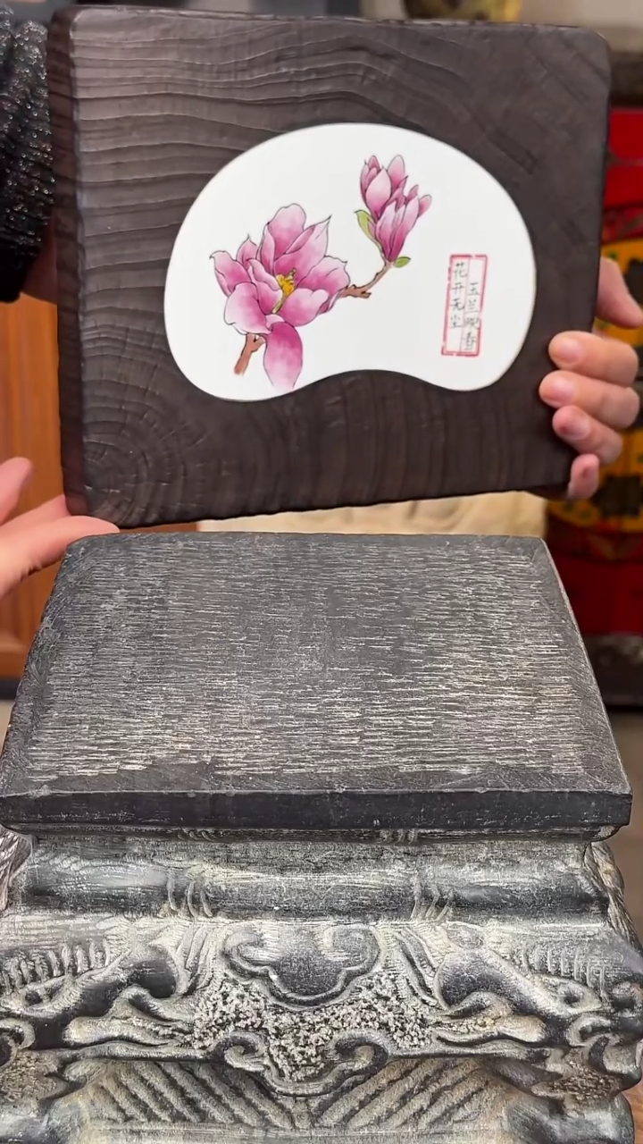 【闪购商品】摆件手工釉上彩茶盘瓷板