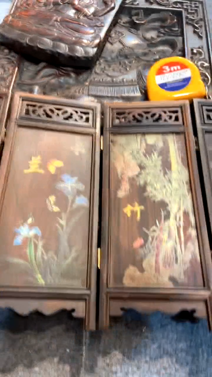 【闪购商品】木A紫檀雕刻板一物一拍以直播间为准