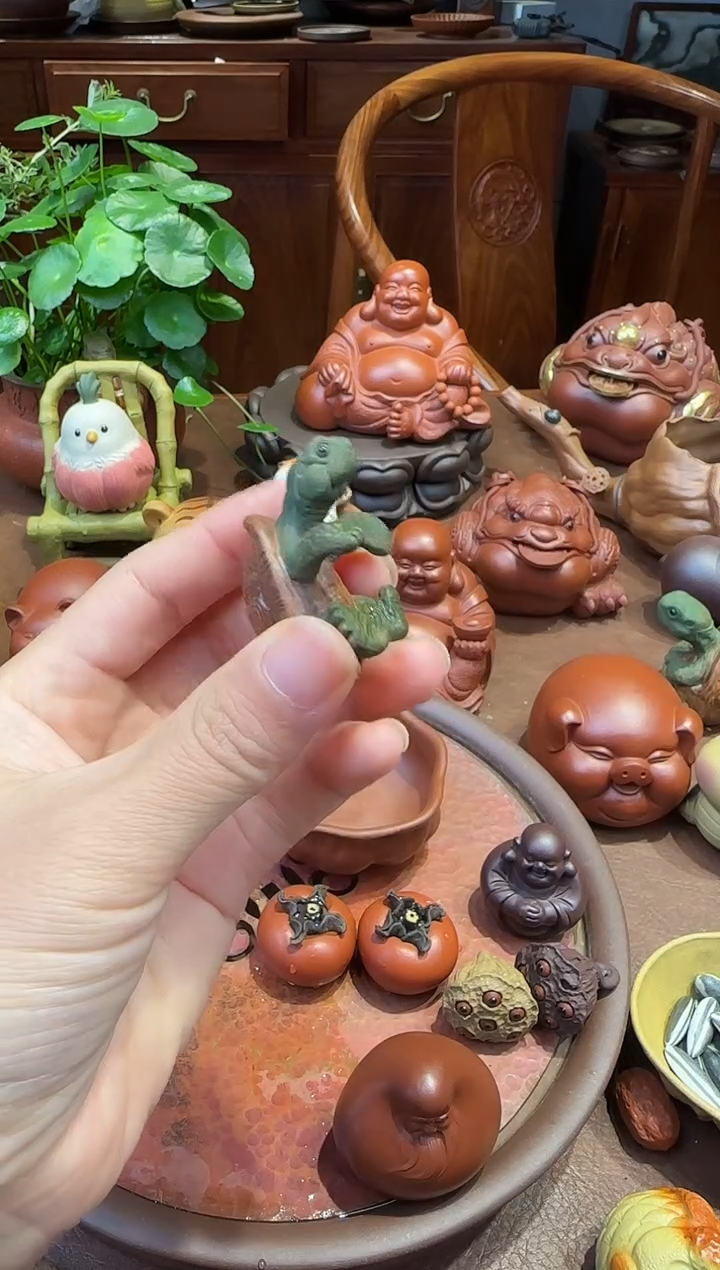 紫砂茶宠紫砂爬爬龟小号