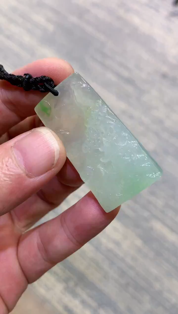 颈饰未镶嵌翡翠天然A货翡翠
