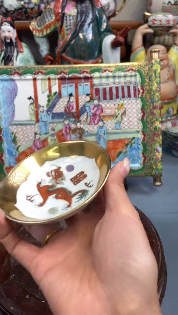 瓷片微瑕慎拍景德镇窑老厂瓷器单件