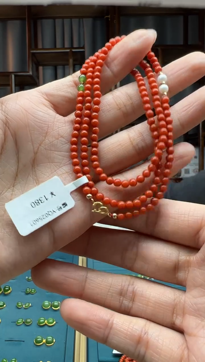 【闪购商品】南红玛瑙颈饰未镶嵌项链  卡4