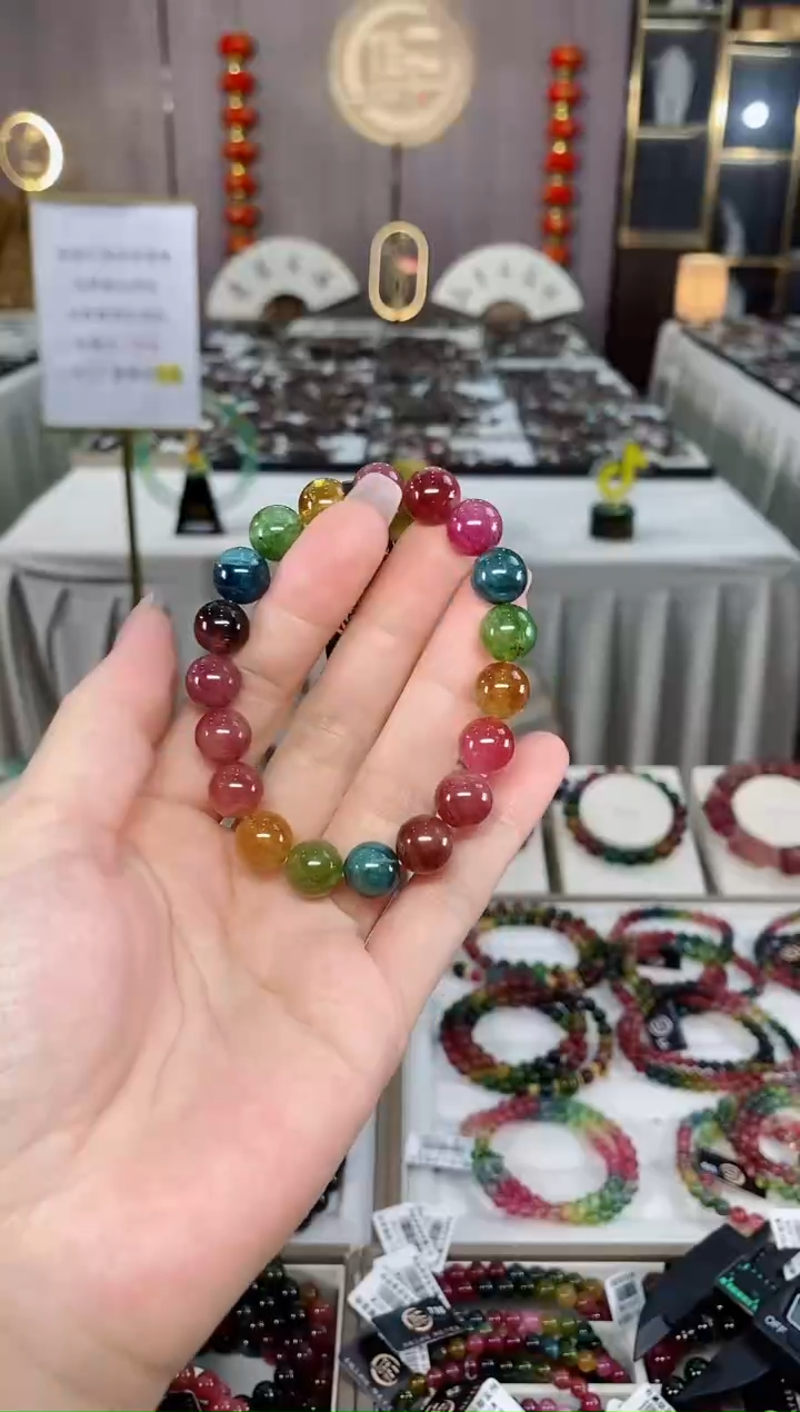 单圈手串10mm+未镶嵌碧玺多样性发货一条 hon