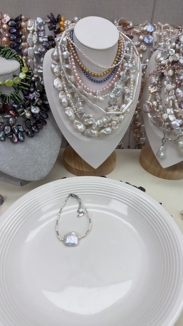 颈饰未镶嵌淡水珍珠1