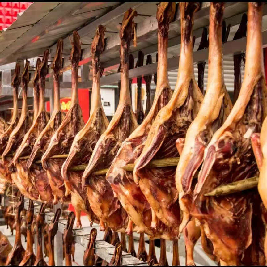 传统工艺五香味烟熏风干生板鸭四川特产