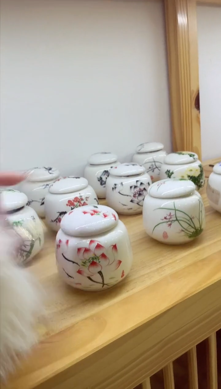 【闪购商品】小茶叶罐荷花17#@@MCYGTCX17
