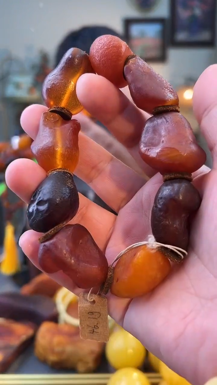 手串琥珀未镶嵌手串