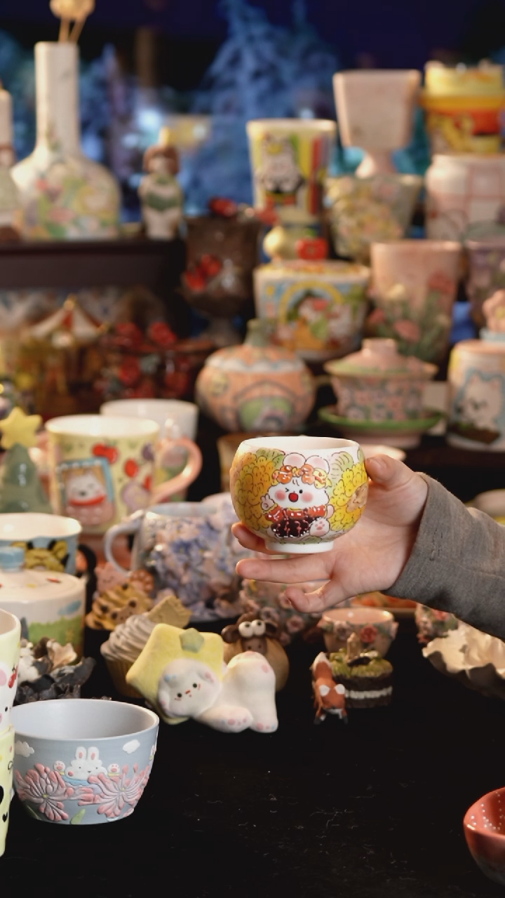 其他陶景德镇釉下彩手绘设计师款陶瓷