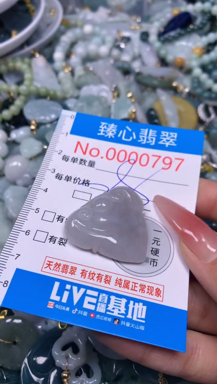 【闪购商品】翡翠颈饰未镶嵌含绳000797