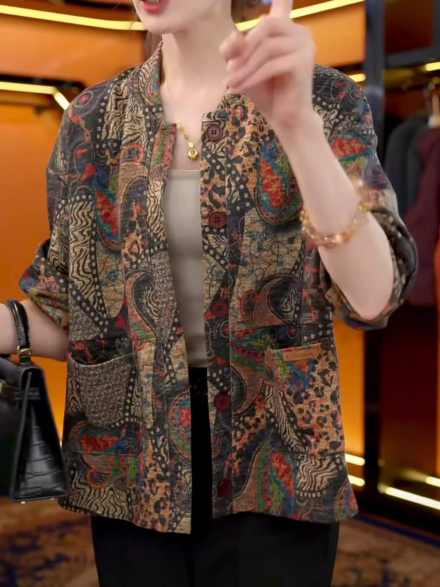 清仓#秋季长袖T恤外套女装