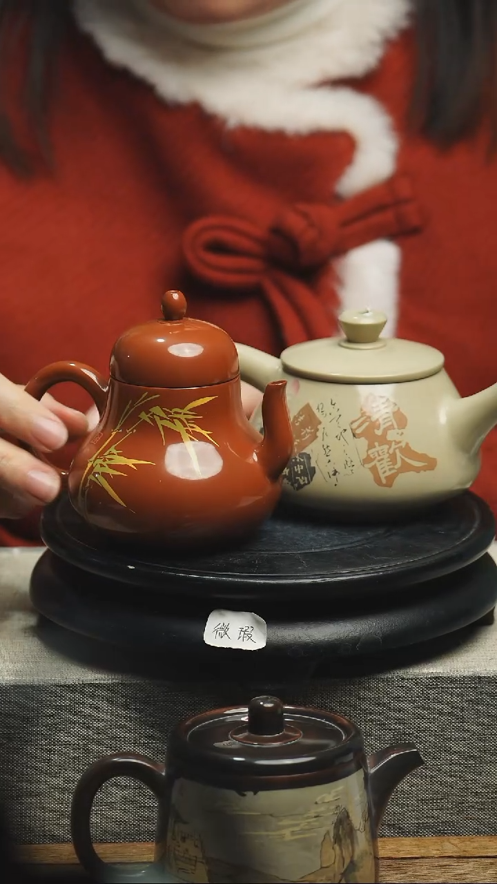【闪购商品】壶2个建水紫陶壶微瑕155