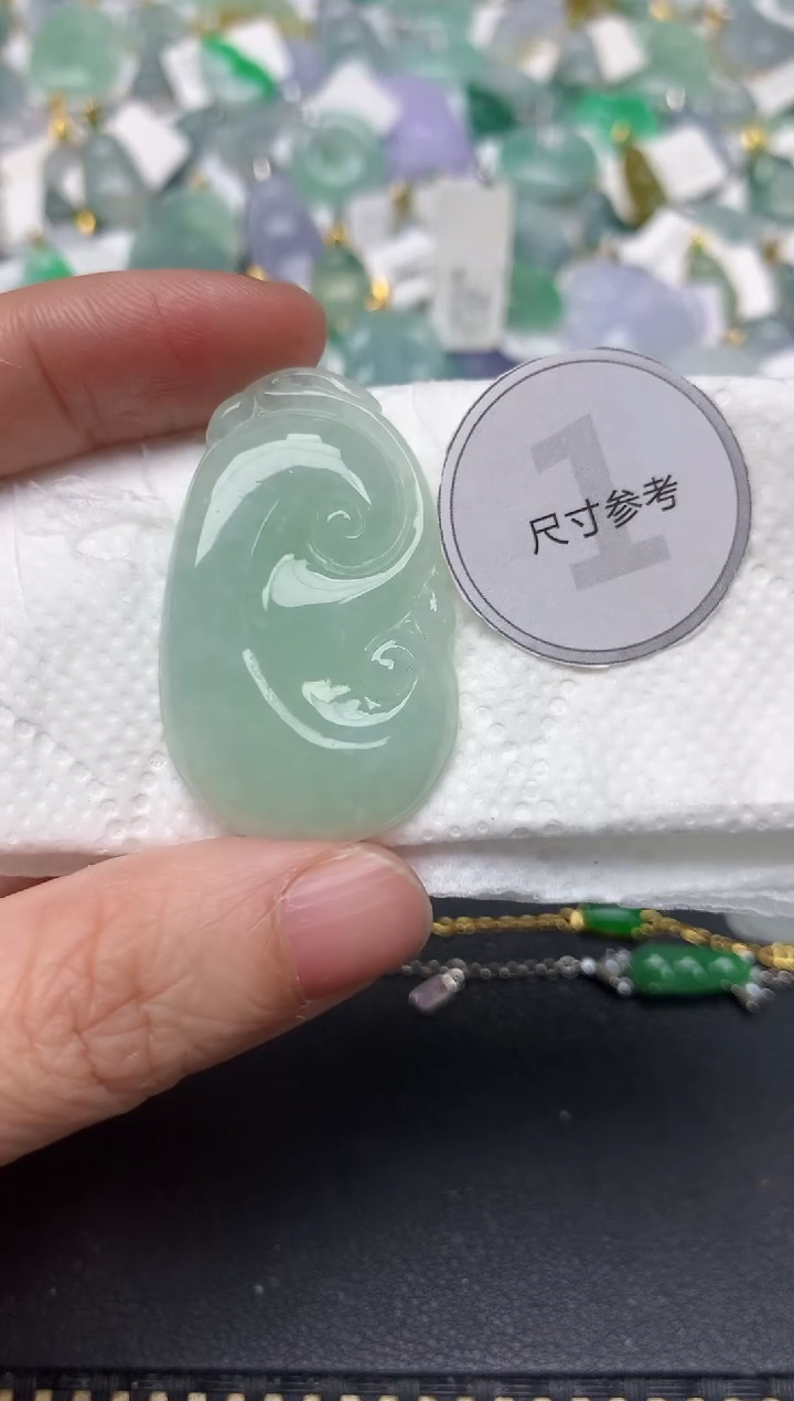 颈饰未镶嵌翡翠天然缅甸A货翡翠