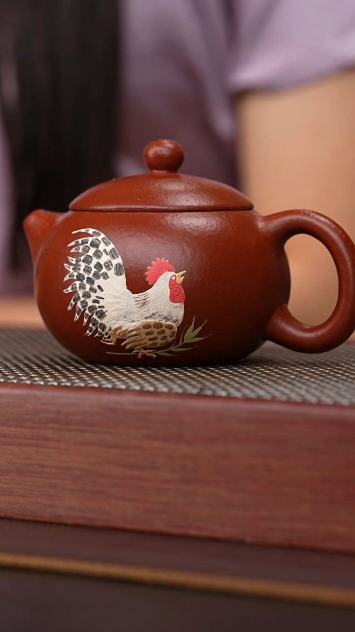 茶壶紫砂078国企品牌宜兴紫砂溯源御皇窑专场鸡
