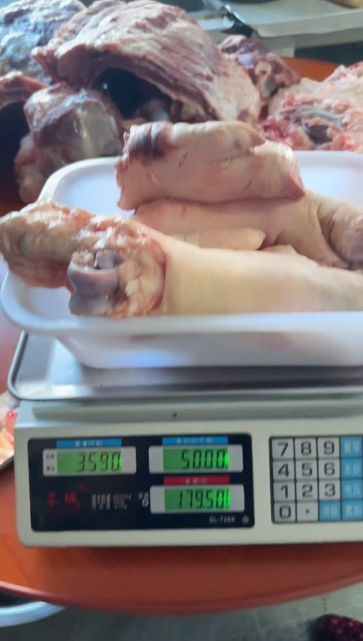 中国大陆180食用农产品狮***️猪蹄子3.59狮子座