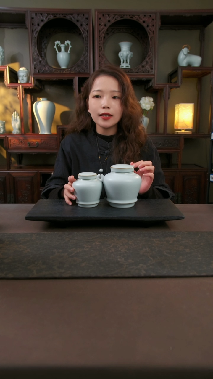 【闪购商品】杯悟道茶叶罐大号1635赠送小号一只