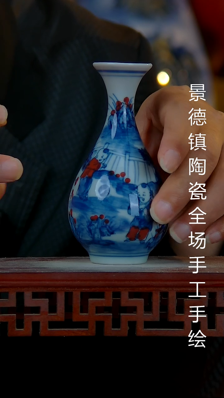 摆件景德镇陶瓷 全场手工手绘