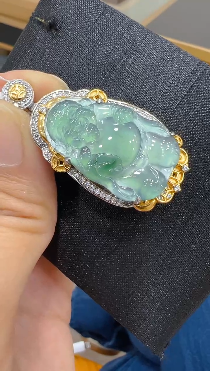 翡翠银S925镶嵌吊坠(不含链)多样性团购发一件