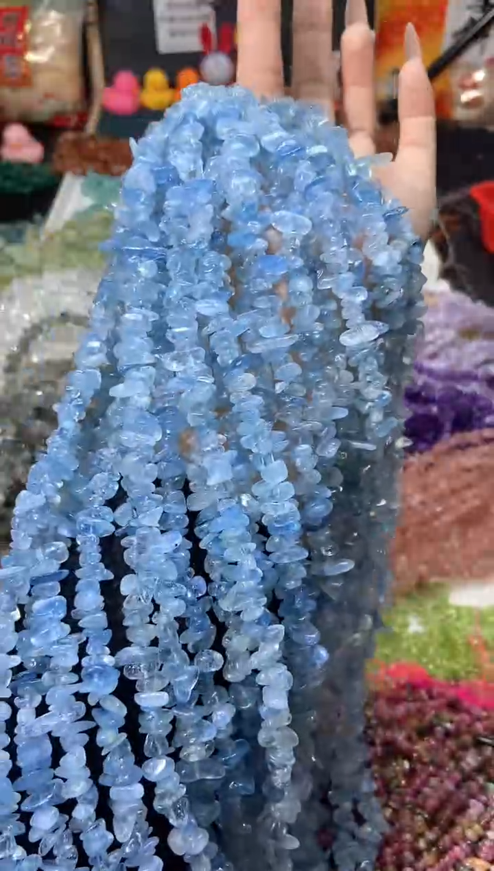 紫晶珠宝半成品银S925镶嵌海蓝宝