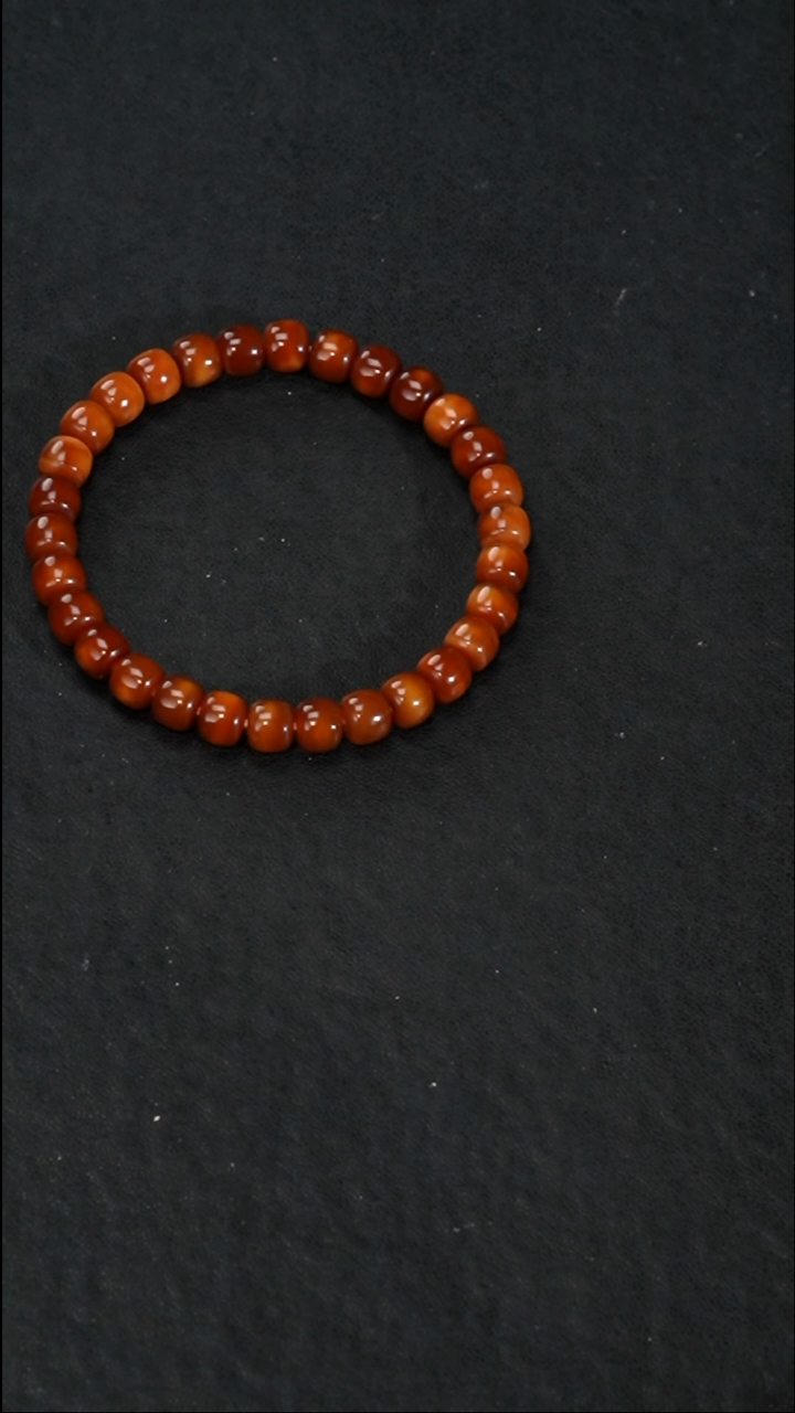 手串龙脊菩提血龙脊玉化料单圈手串