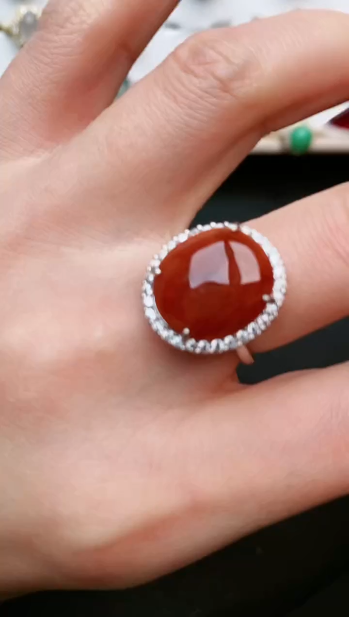 【闪购商品】翡翠戒指银S925镶嵌.....