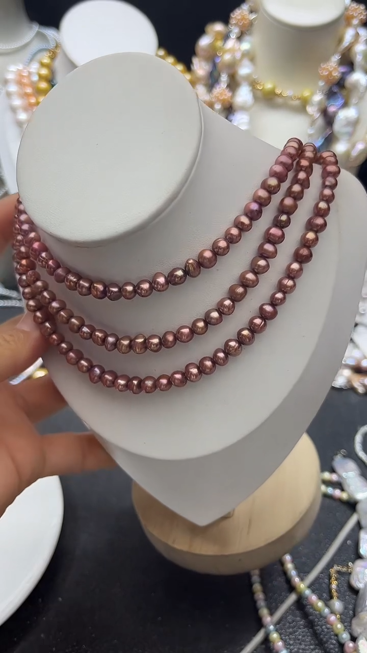 颈饰未镶嵌淡水珍珠多人