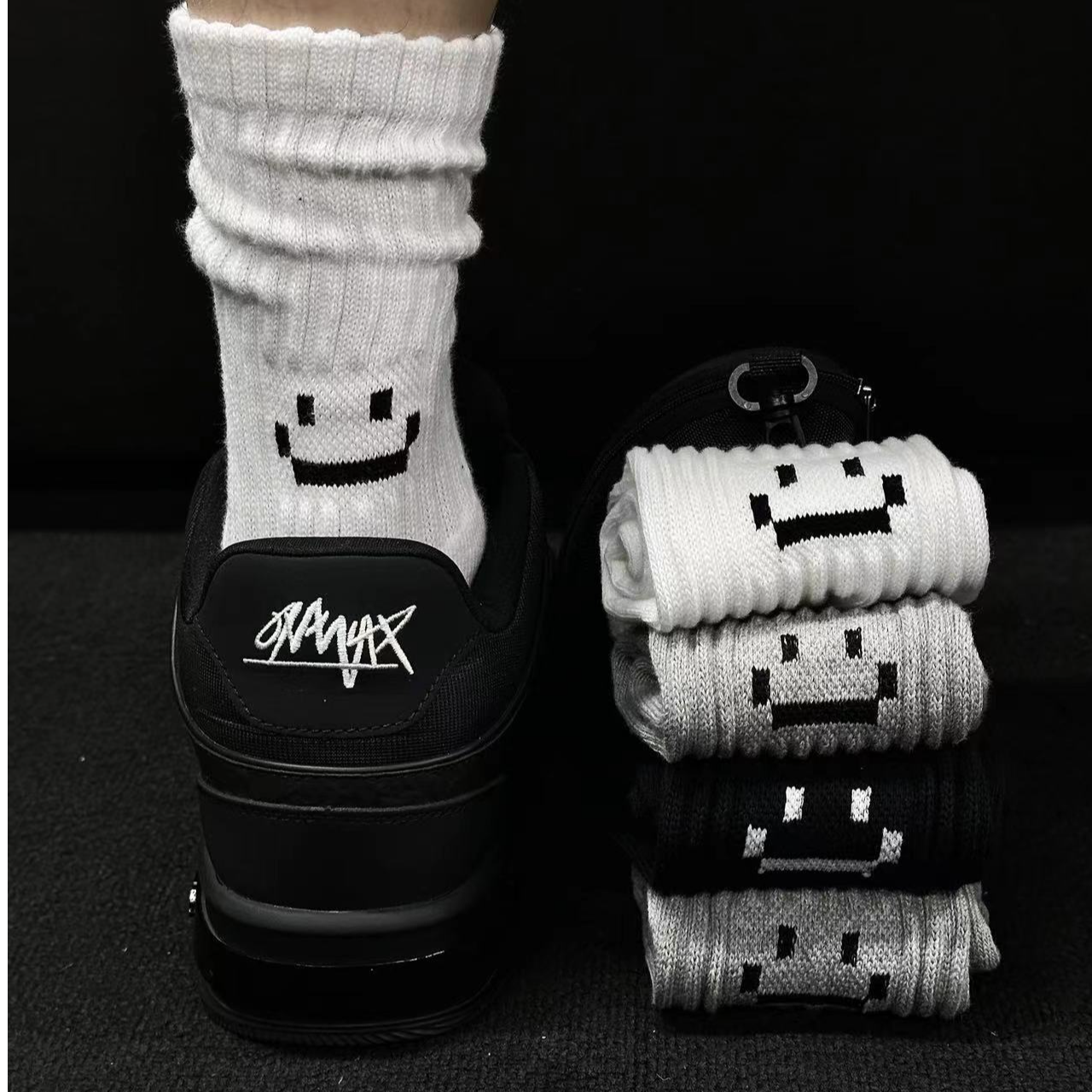 【冬季搭子-毛巾底】德训鞋冬季潮流长款毛巾底板鞋搭子